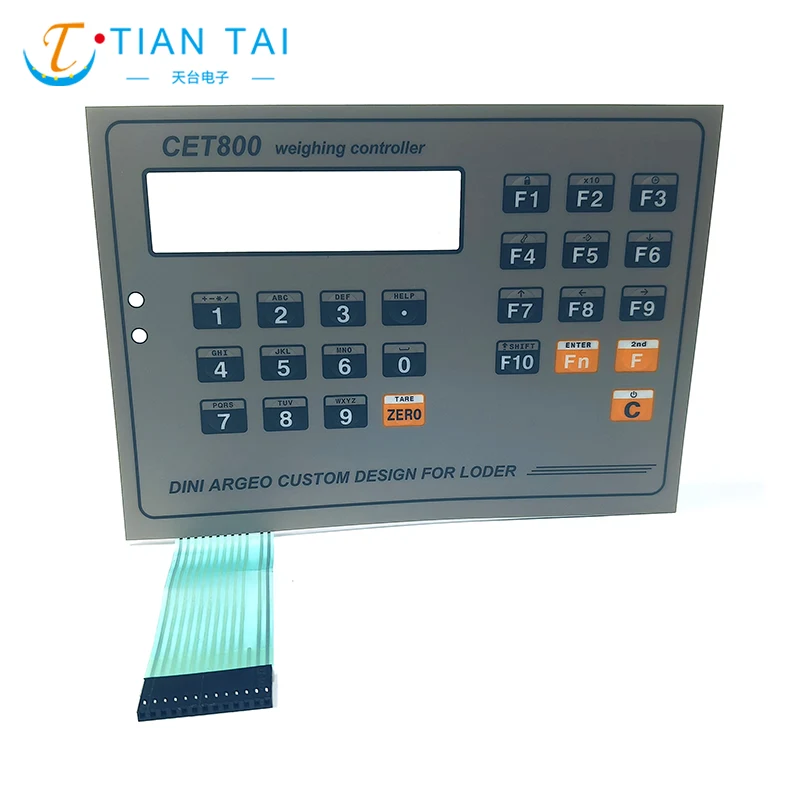 Tactile Membrane Swith With Connector