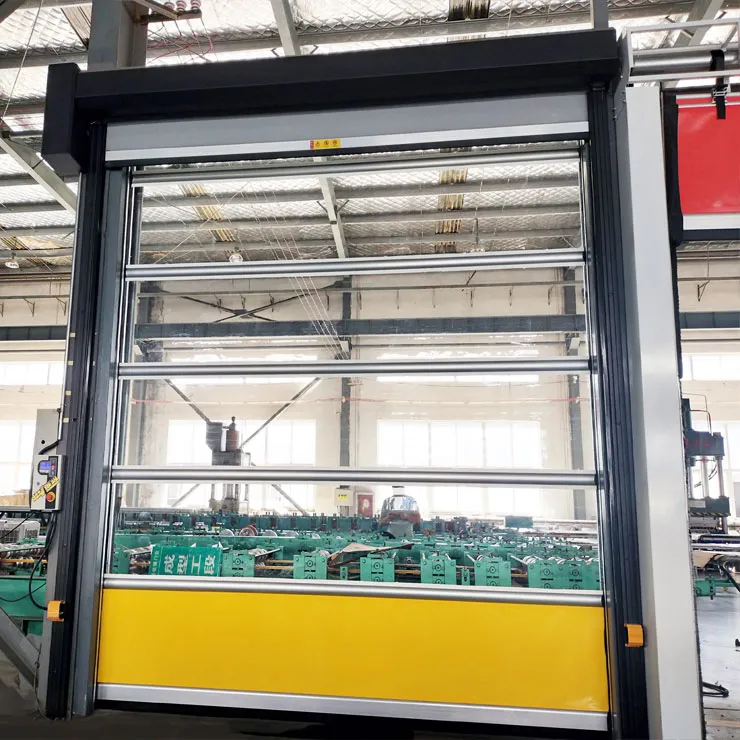 Transparent PVC Rapid Roller Door