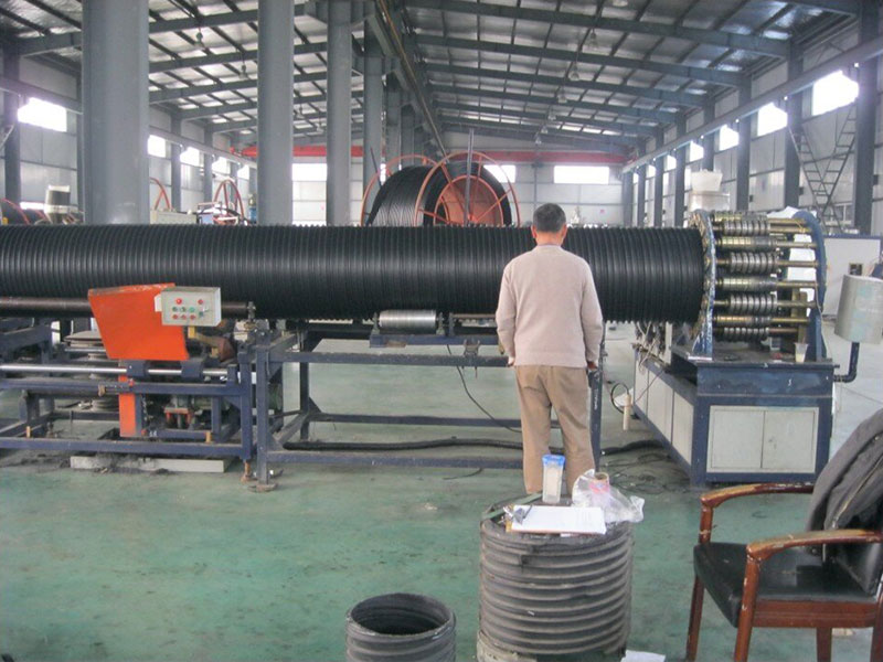 HDPE Hollowness Wall Winding Pipe Production Line