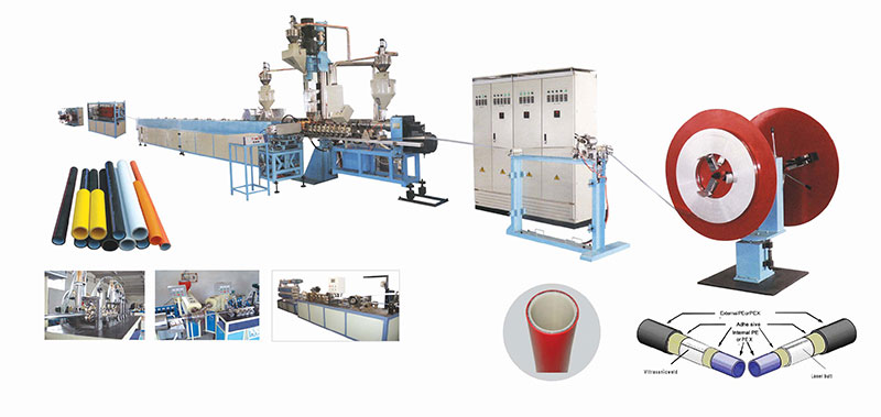 PE Aluminum Plastic Composite Pipe Production Line