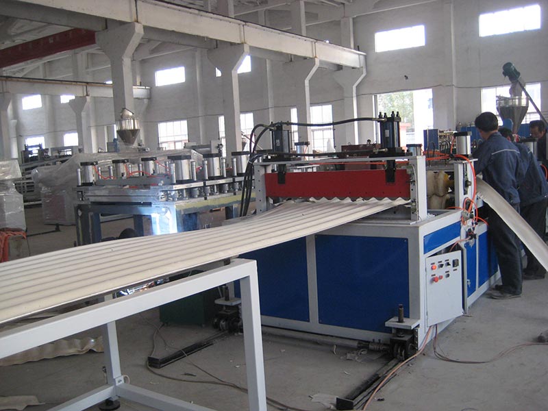 PVC Corrugated Sheet Production Line