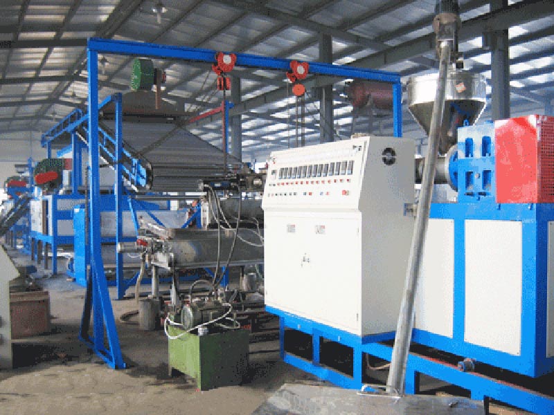 PVC Double Colors Carpet Extrusion Line