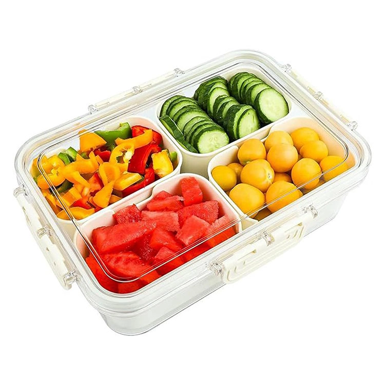 4 Compartment Divided Serving Tray