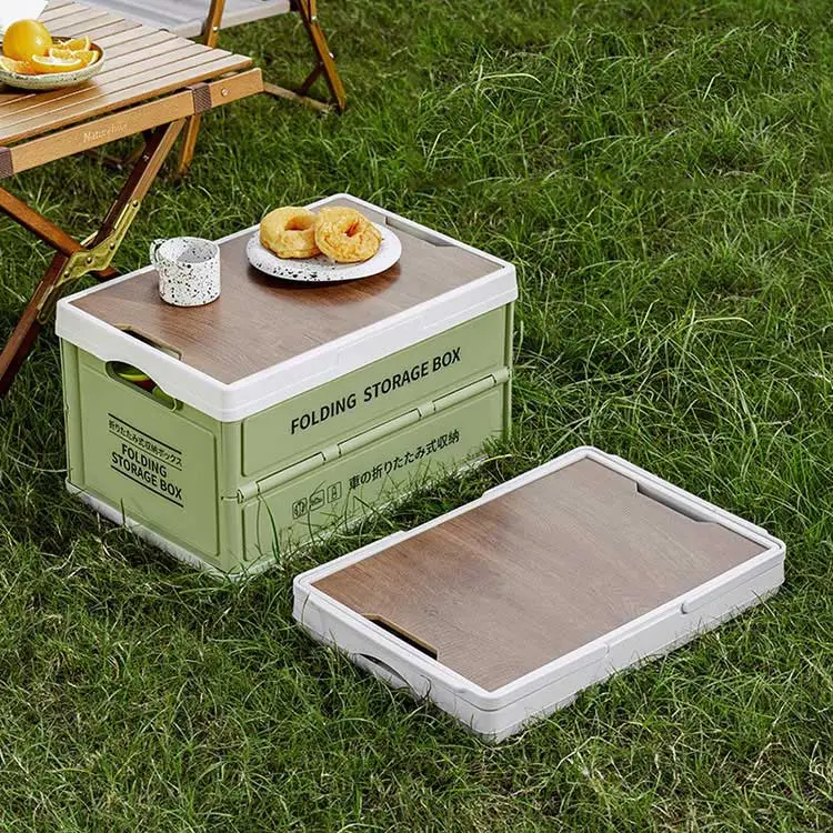 Grasgrüne faltbare Campingbox