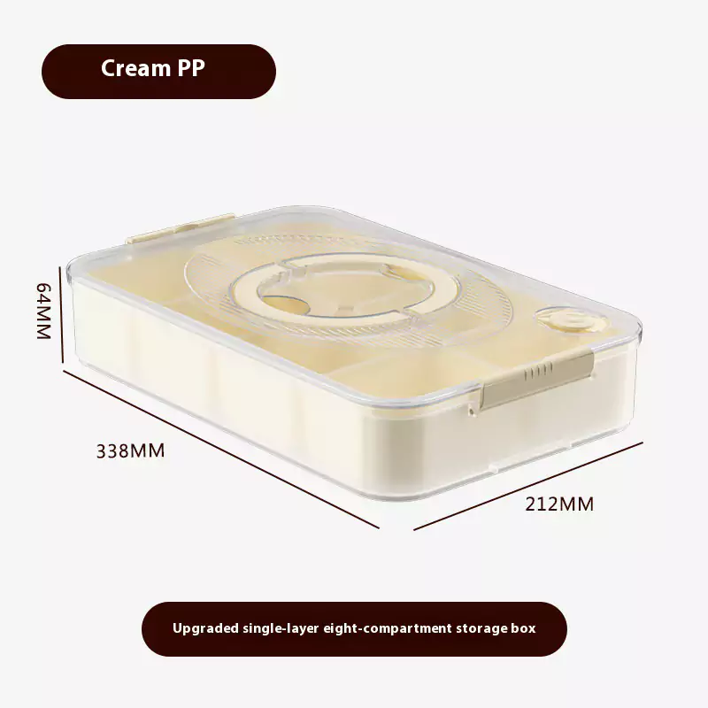 Ventilation Opening Divided Snack Tray