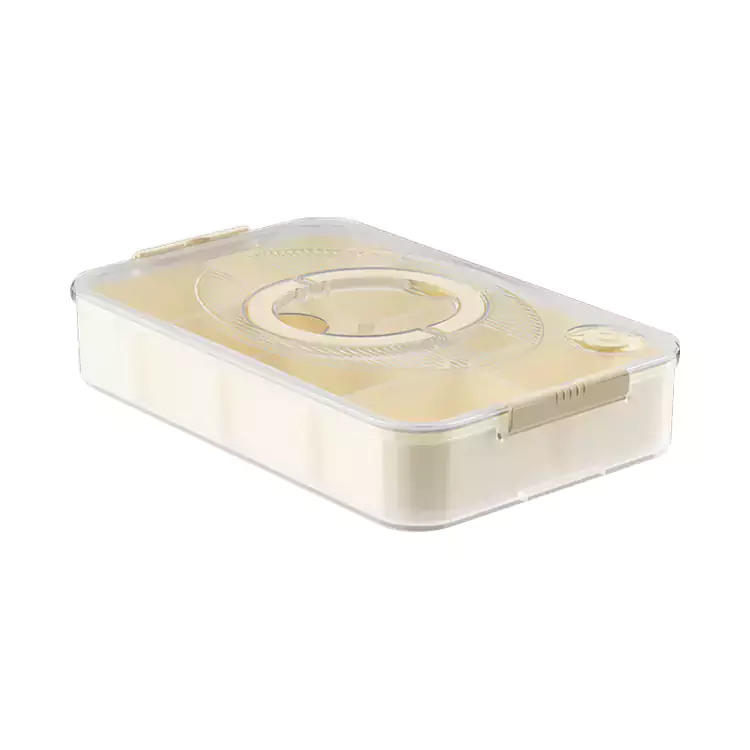 Ventilation Opening Divided Snack Tray