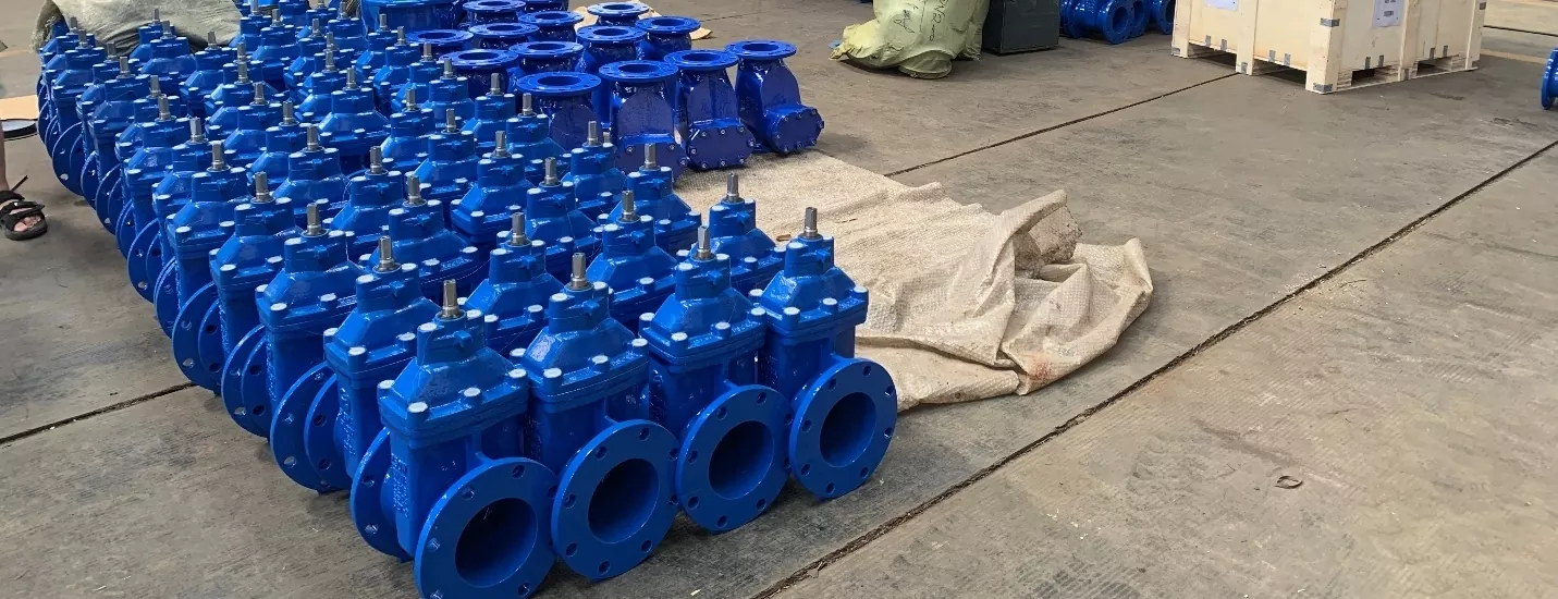 DIN F4 resilient seated gate valve