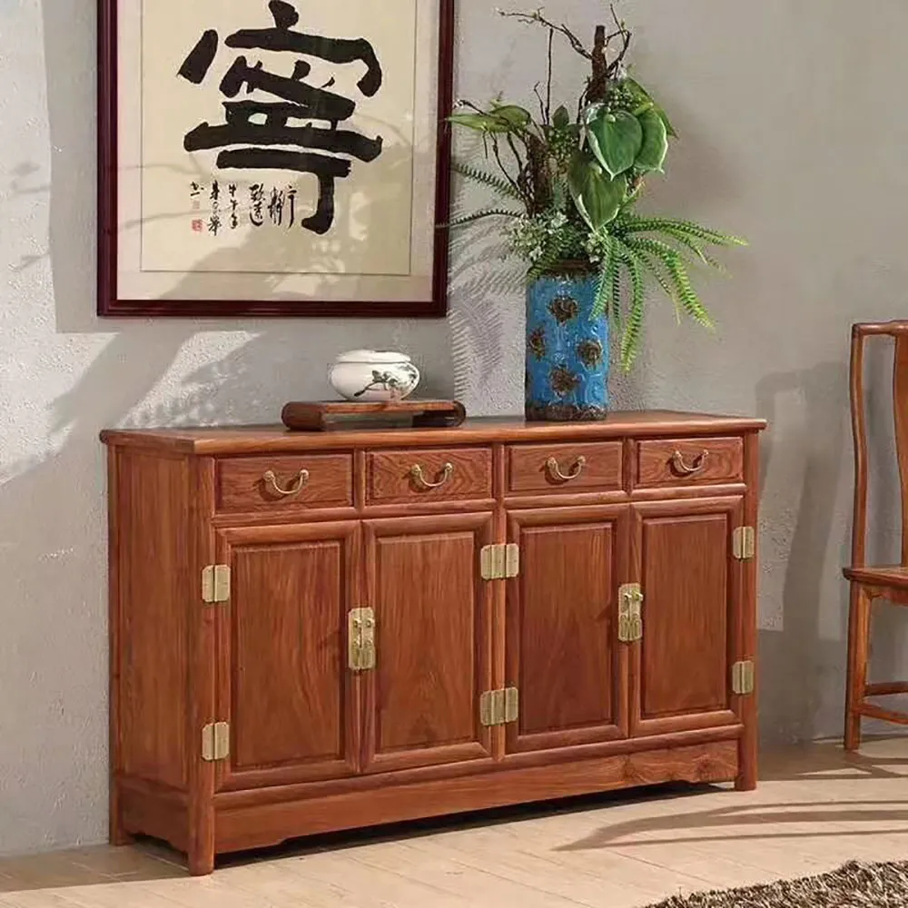 Chinese Mahogany Dining Cabinets