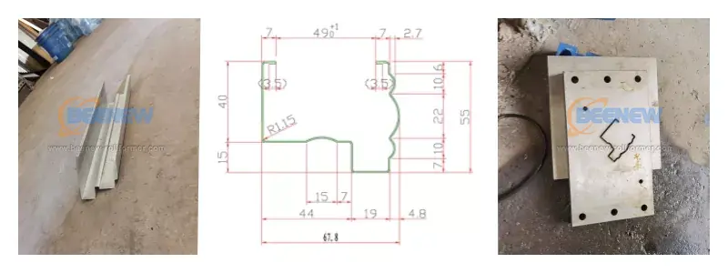 Metal Door Frame Machine