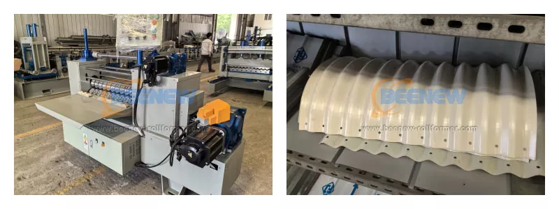 Corrugated Iron Curving Machine