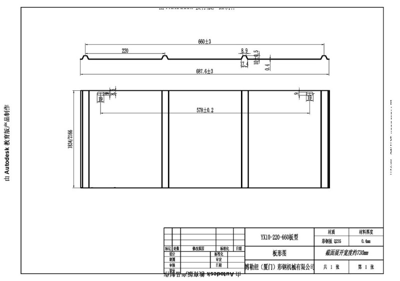 Roof Panel Roll Forming Machine