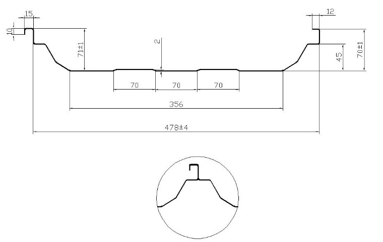 Snap Lock Metal Roofing Machine