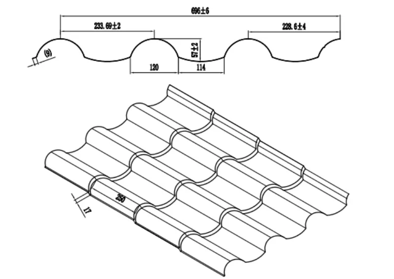 Metal Roof Tile Making Machine