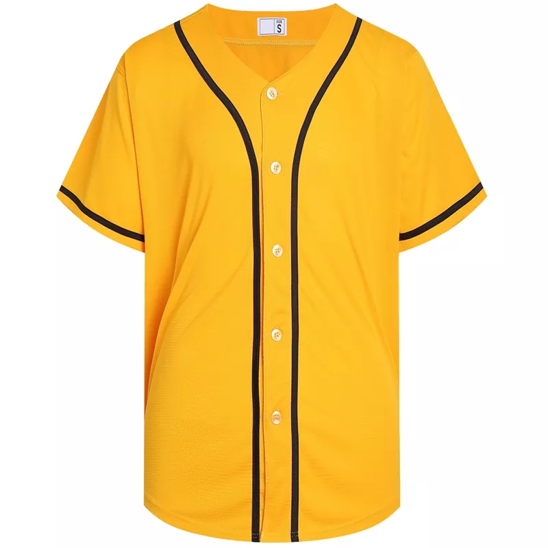 Full-Button Baseball Jersey