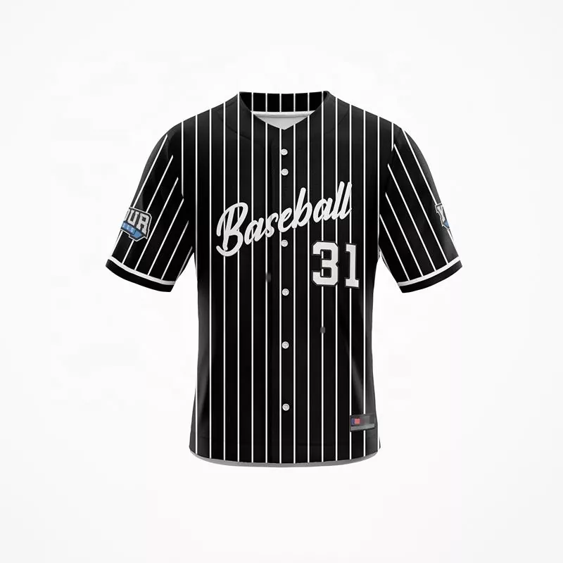 Pinstripe Baseball Jersey