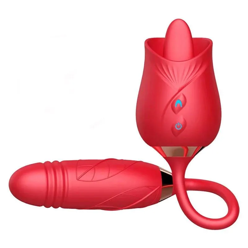 Rose Clitoral Tongue Licker Vibrator