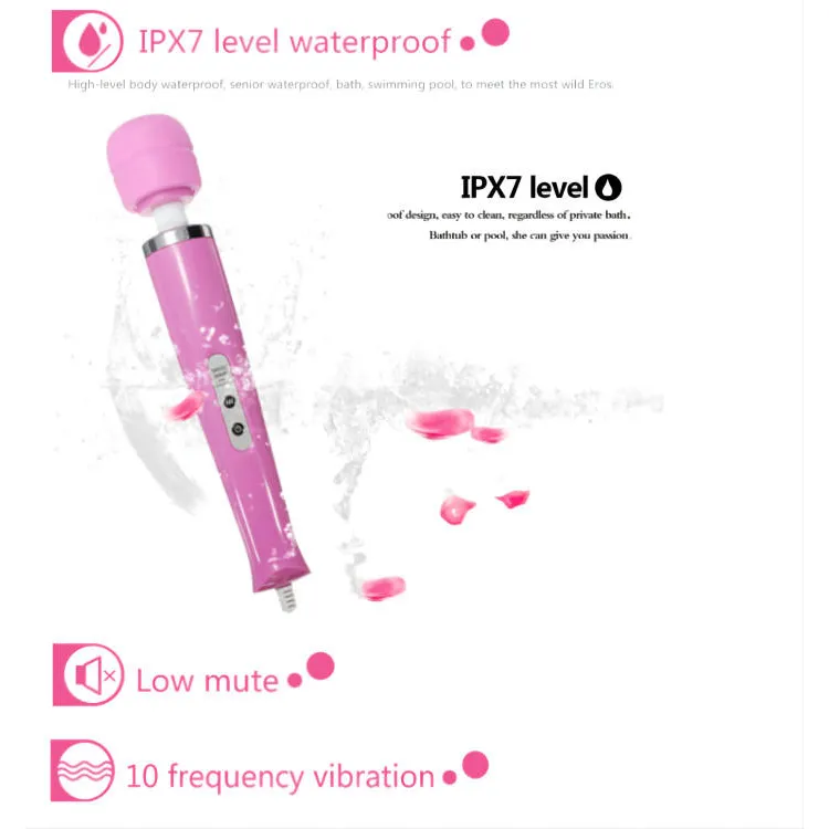 Wired Powerful Massage Wand Vibrator