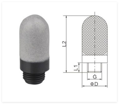 Plastic Muffler Silencer