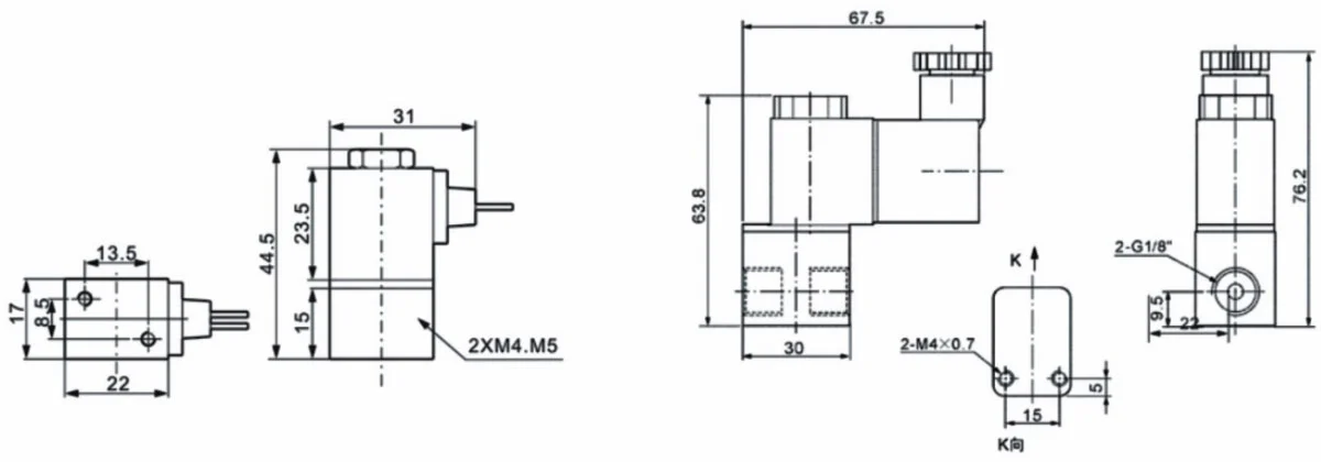 2 Position 22 Way Solenoid Valves