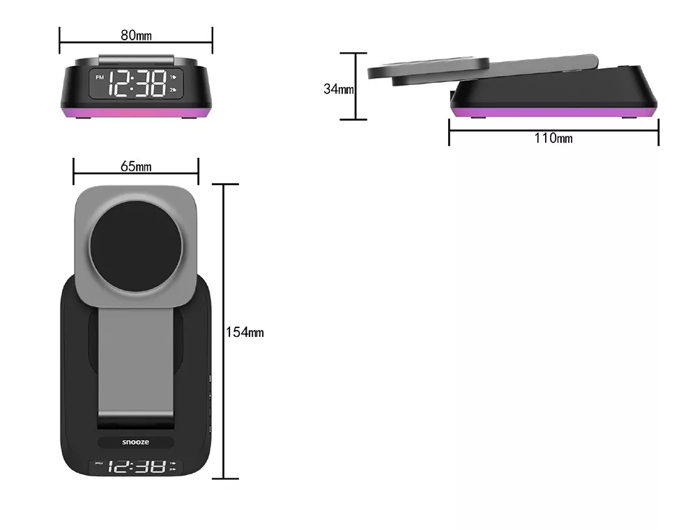 Collapsible 3 in 1 Wireless Charger