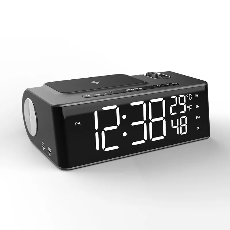 Digital Clock Radio Wireless Charging