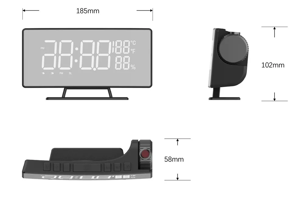 Digital Radio Alarm Clock