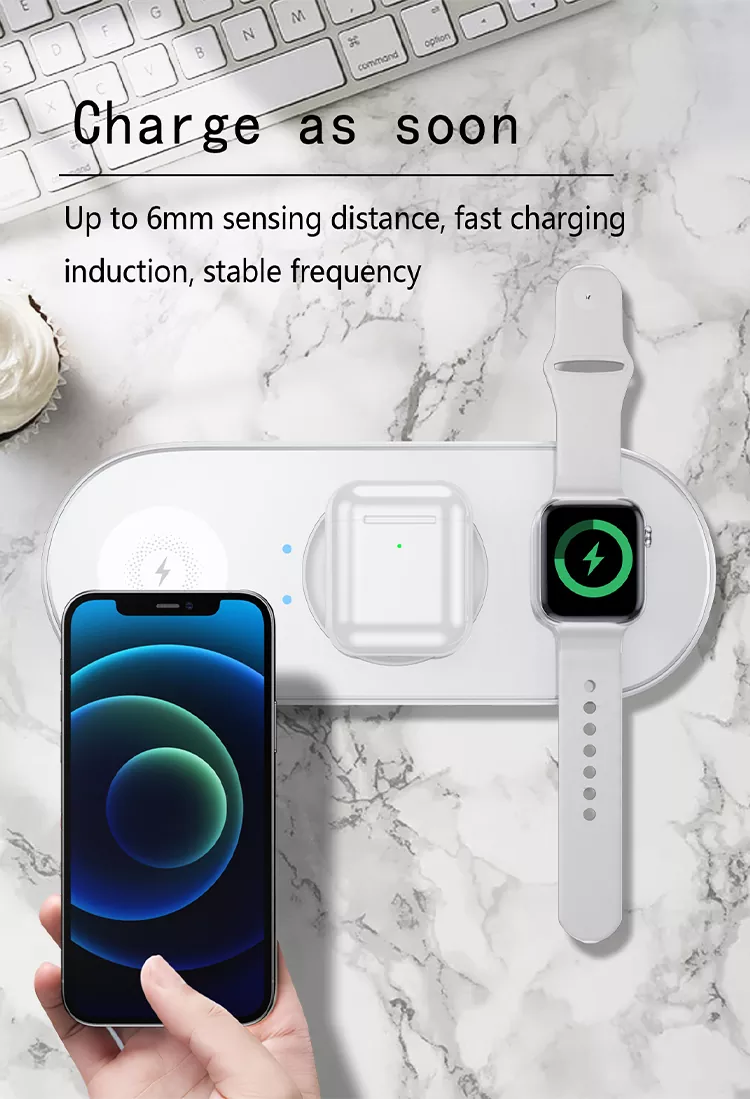 Flat 3 in 1 Wireless Charger