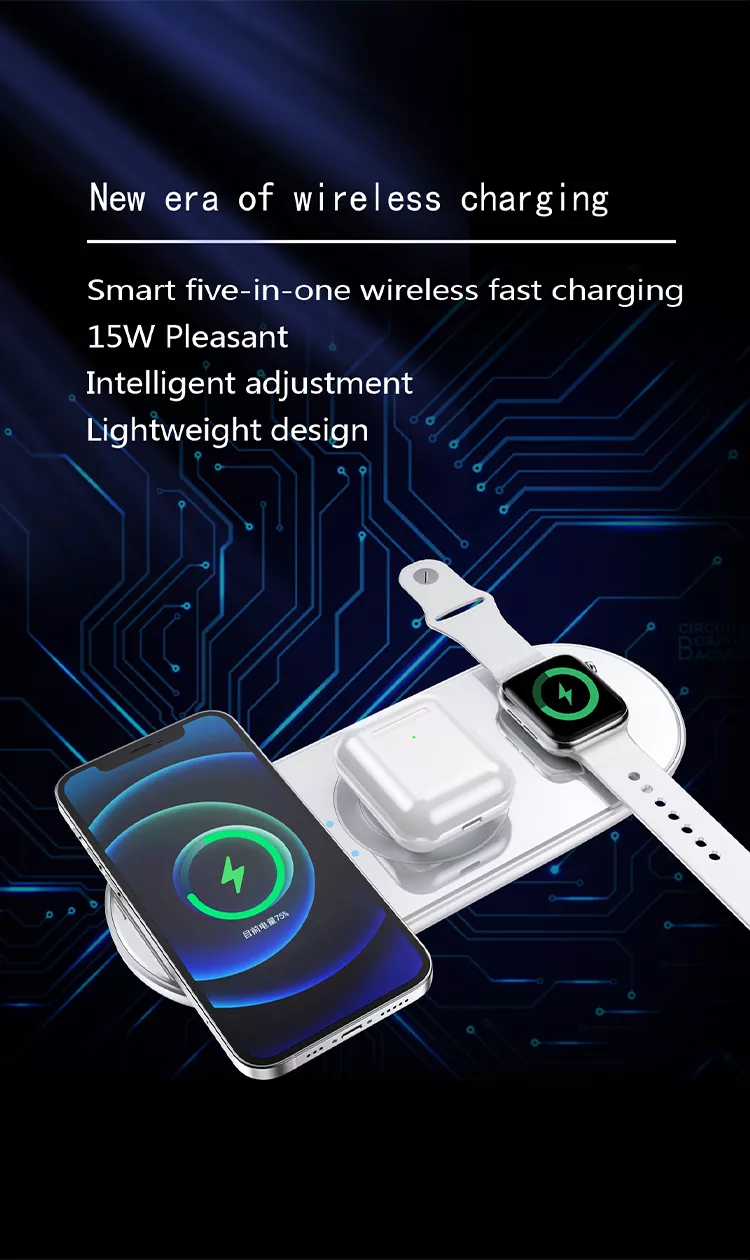 Flat 3 in 1 Wireless Charger