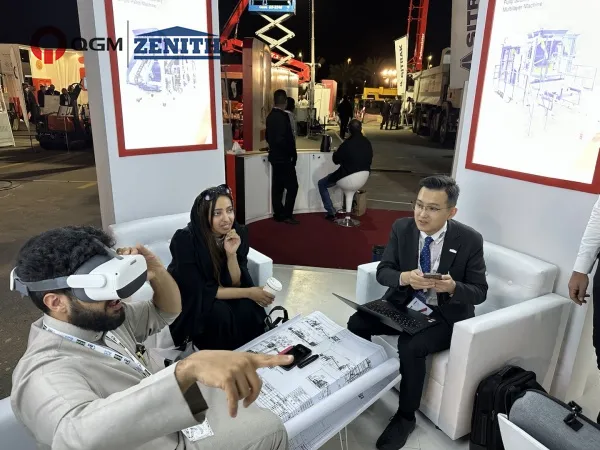 QGM-ZENITH deltog i 2023 Saudi Big 5 Expo.