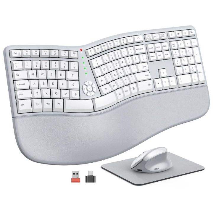 Ergonomic Keyboard And Mouse Set