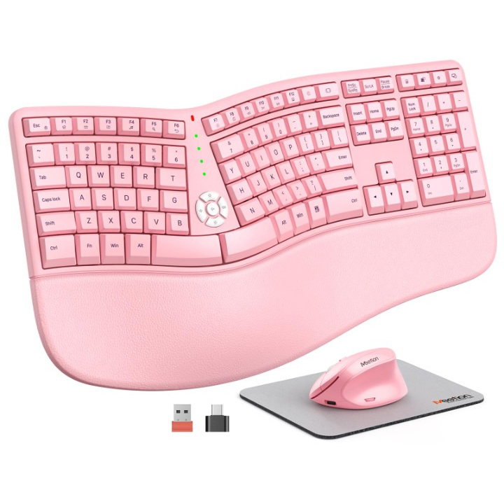 Ergonomic Keyboard And Mouse Set