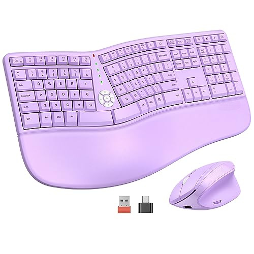 Ergonomic Keyboard And Mouse Set