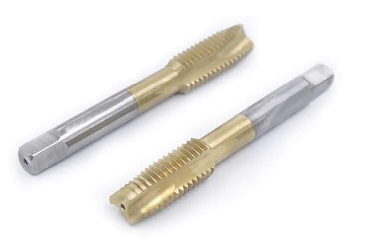 Titanium-Plated Spiral Point Taps