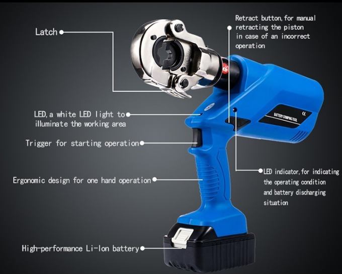 18V Hydraulic Crimping Tool Hyraulic Crimping Machine Battery Hydraulic Crimper 1