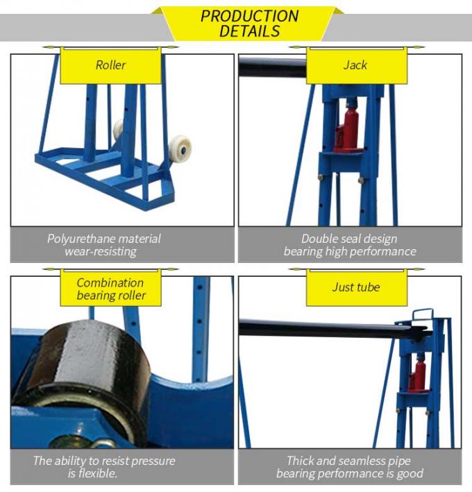 5 T Drum Heavy Load Underground Cable Tools Adjustable Cable Drum Jack 1