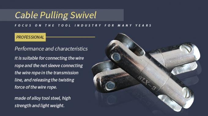 SLX Swivel Joints Cable Pulling Swivel , Wire Rope Fittings Wire Pulling Swivel 1