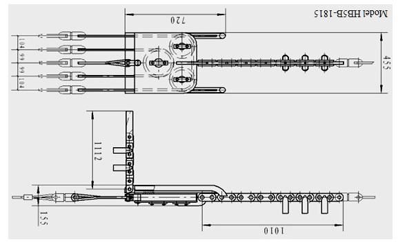 SZ4A Transmission Line Stringing Tools Running Boards For Four Bundle Conductors 1