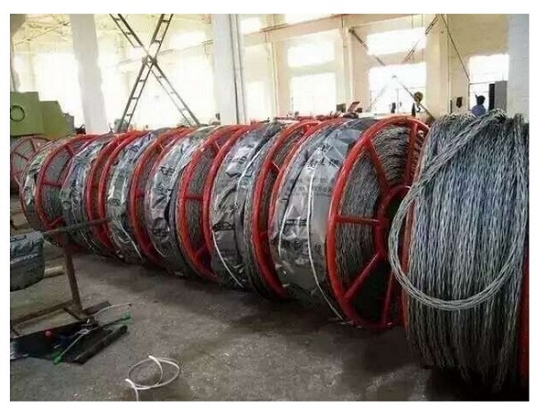 12 Strands Anti Twist Wire Rope Galvanized Braided Overhead Line Polit Rope 2