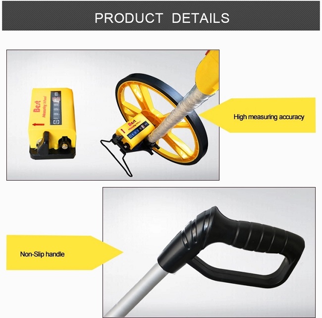 Handle Rolling Distance Measuring Wheel , Mechanical Meter Measuring Wheel 1