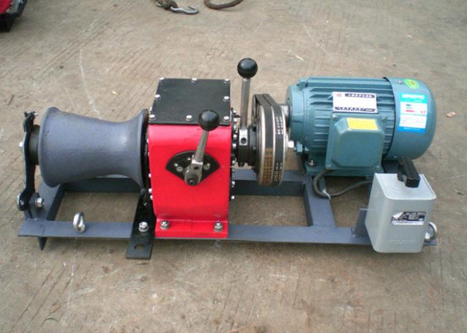 Tower Erection 1 Ton Winch , High Versatility Winch Machine For Cable Pulling 1