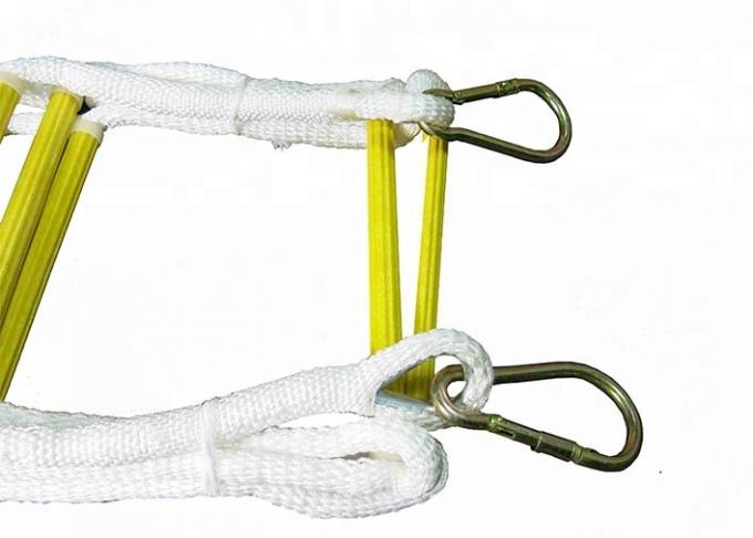 Portable Light Weight Construction Safety Tools Rigid Climbing Rope Ladder 2