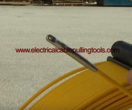 Traceable Copper Head Fiberglass Conduit Rodder Durable With High Tensile 1