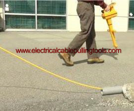 Traceable Copper Head Fiberglass Conduit Rodder Durable With High Tensile 6