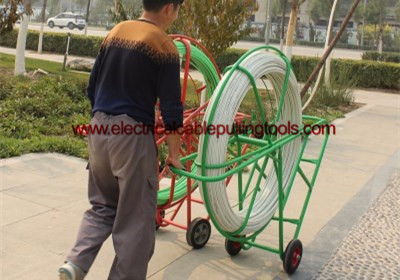 Customized Length Electrical Cable Pulling Tools Cobra Duct Rod Protable Frame 2