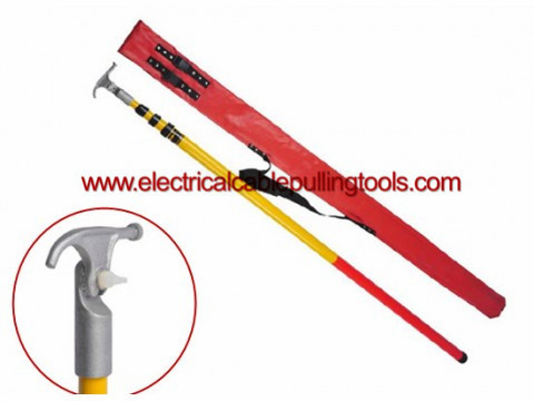 3-10m Telescopic Fiberglass Electrical Hot Stick / High Voltage Insulating Switch Rod 1