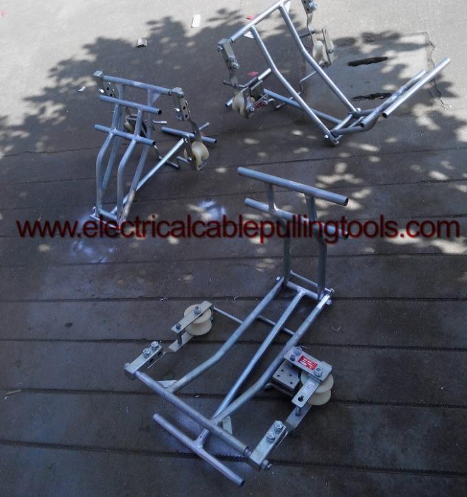 SFD1A Tower Safety Equipment / Inspection Trolleys Cart For Single Conductor Line 1