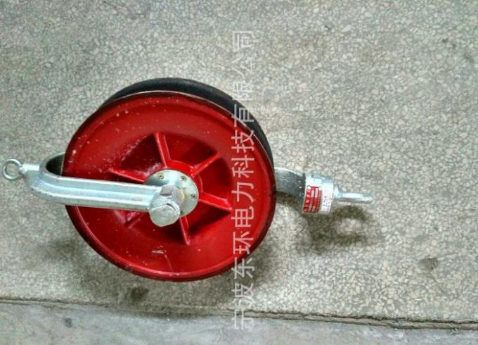 Anti Lifting Automatic Release Cable Pulling Pulley Rated load 40kN 55kg 2