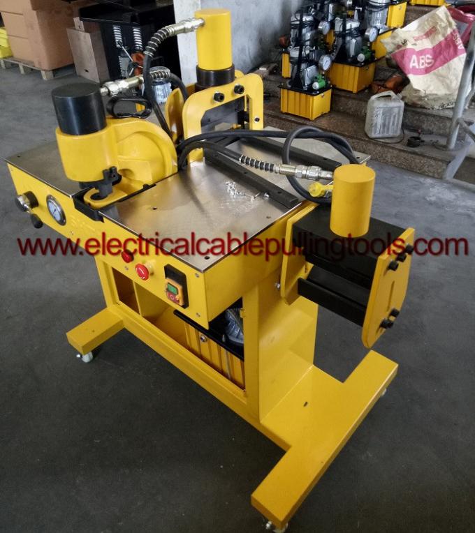 220V 50HZ Hydraulic Crimping Tool Busbar Bending Cutting Machine For 150X10mm Al/Cu Plate 1