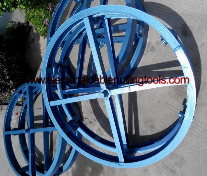 Vertical Type Underground Cable Tools Supporting Cable Reel In Stringing Line Site 1