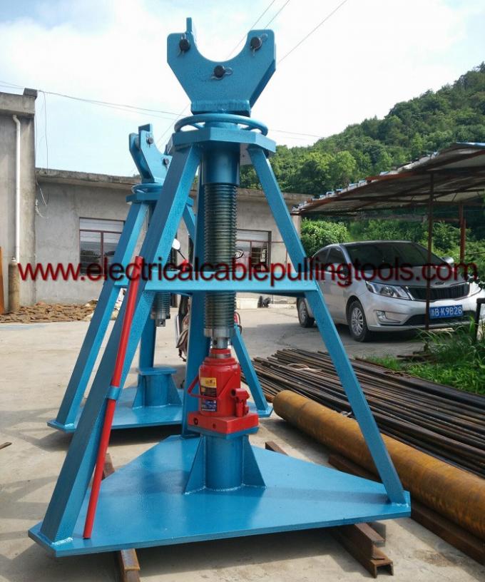 Adjustable Height Tower Erection Tools Hydraulic Reel Jack 500kn Rated Load 1